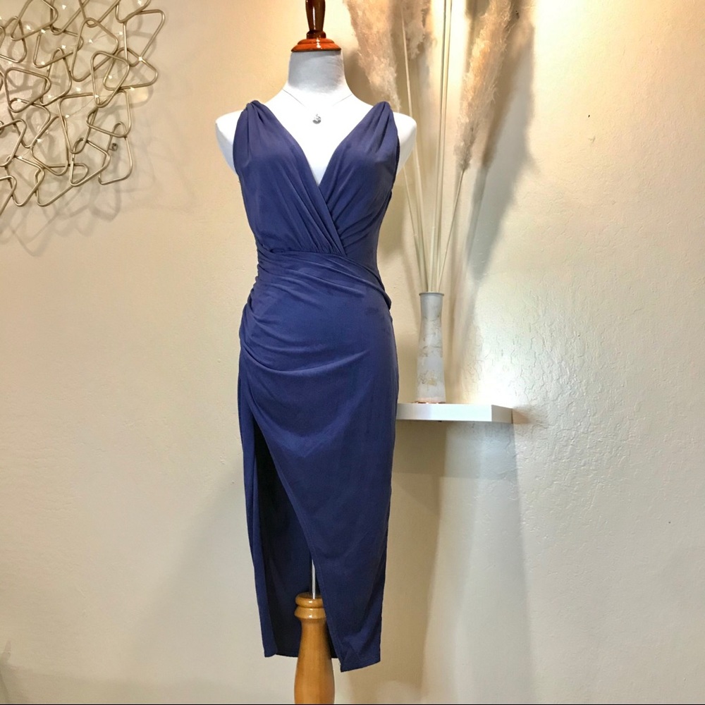 Nature Made Dress - Navy